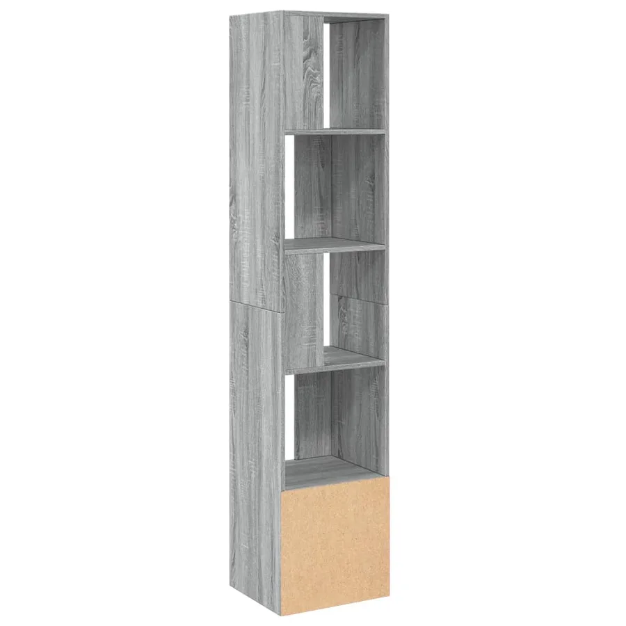 Bibliothèque sonoma gris 40x36x189 cm bois d'ingénierie - 5