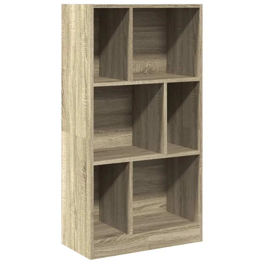 Bibliothèque chêne sonoma 57x28,5x107,5 cm bois d'ingénierie - 2