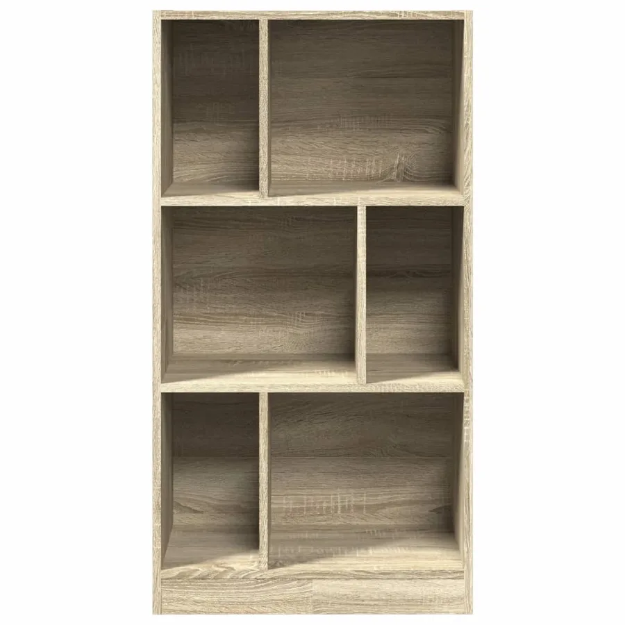 Bibliothèque chêne sonoma 57x28,5x107,5 cm bois d'ingénierie - 4