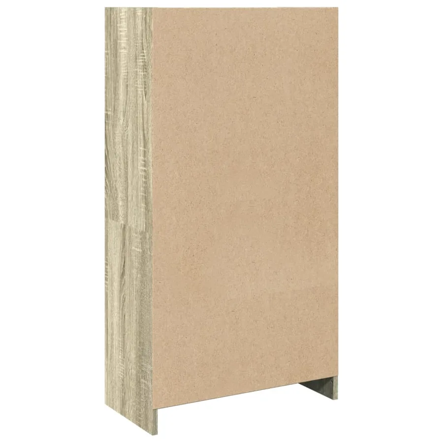 Bibliothèque chêne sonoma 57x28,5x107,5 cm bois d'ingénierie - 6