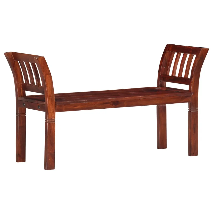 Banc 111 cm Bois d'acacia solide