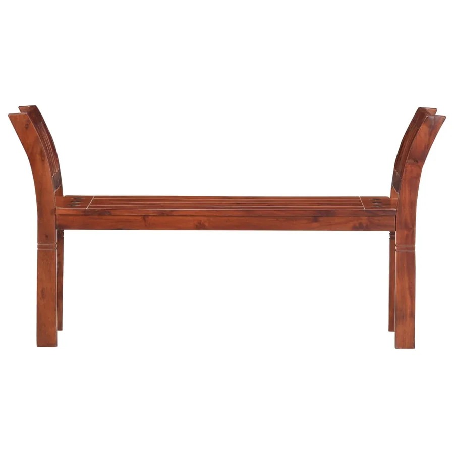 Banc 111 cm Bois d'acacia solide - 2