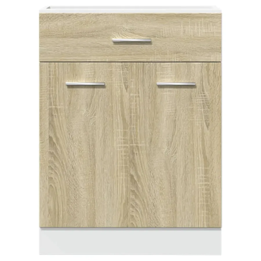 Armoire à tiroirs "Lyon" Chêne Sonoma 60 x 46 x 81,5 cm Bois d'ingénierie - 5