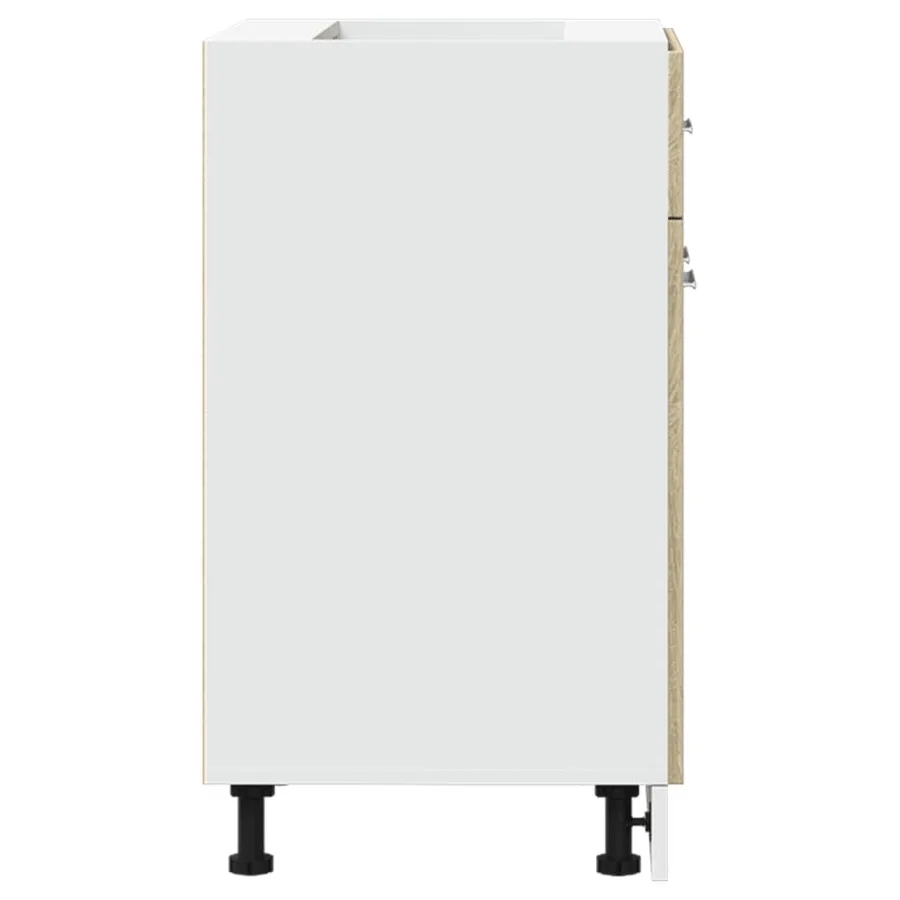 Armoire à tiroirs "Lyon" Chêne Sonoma 60 x 46 x 81,5 cm Bois d'ingénierie - 7