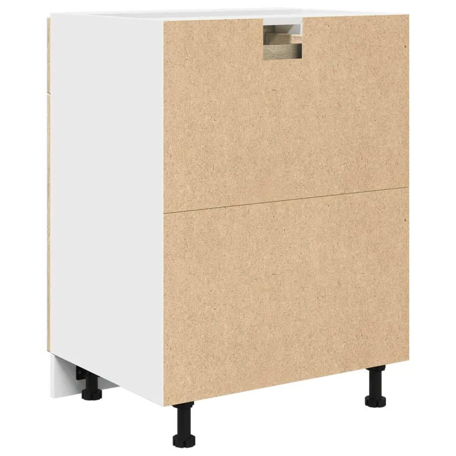 Armoire à tiroirs "Lyon" Chêne Sonoma 60 x 46 x 81,5 cm Bois d'ingénierie - 8