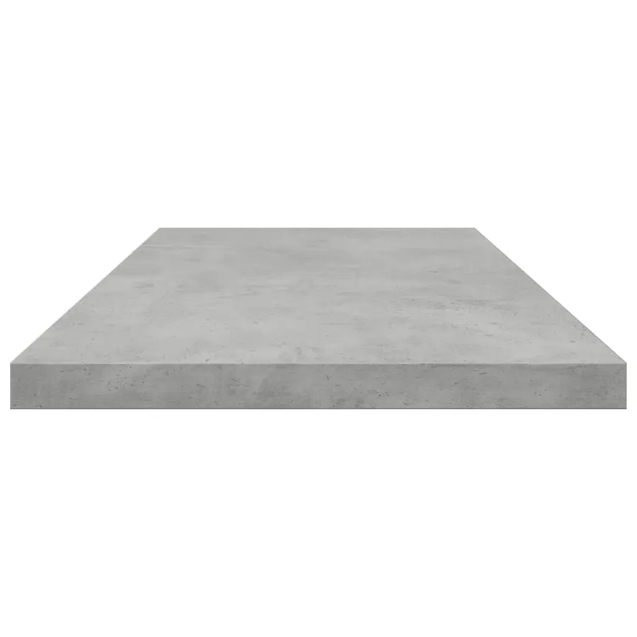 Panneaux de bibliothèque 4 pcs Gris béton 80x20x1,5cm Aggloméré - 5