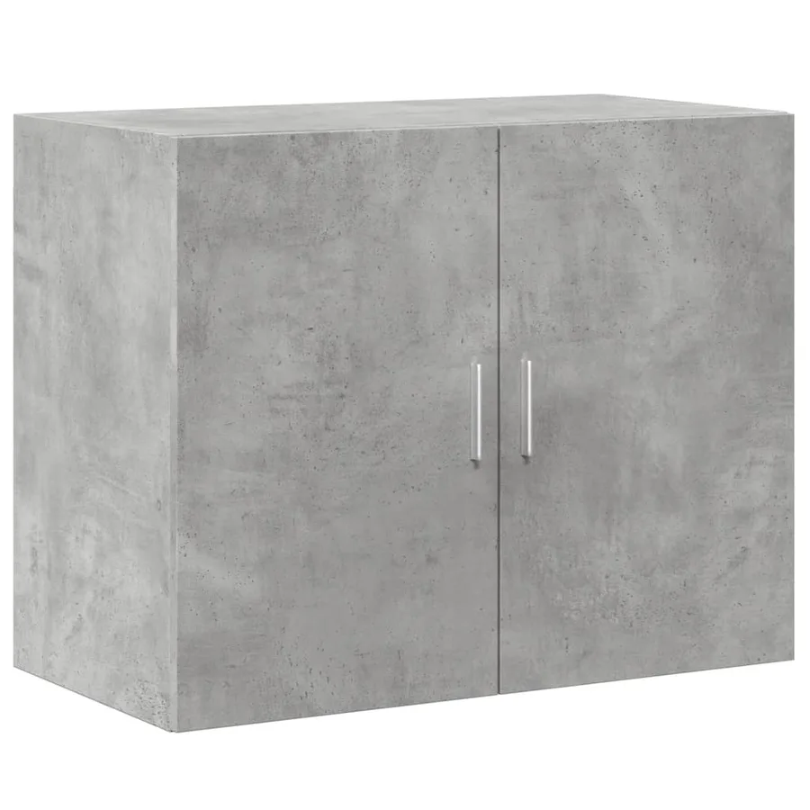 Buffet haut gris béton 80x42,5x249 cm bois d'ingénierie - 6