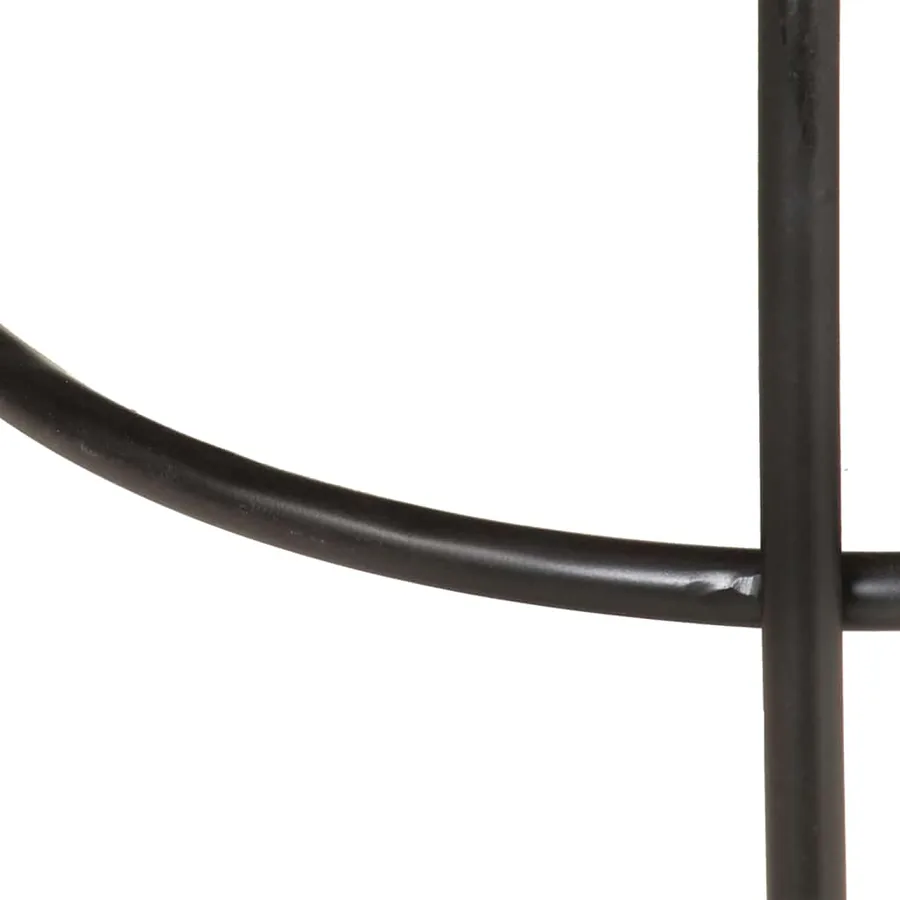 Tabourets de bar lot de 2 bois d'acacia solide - 9