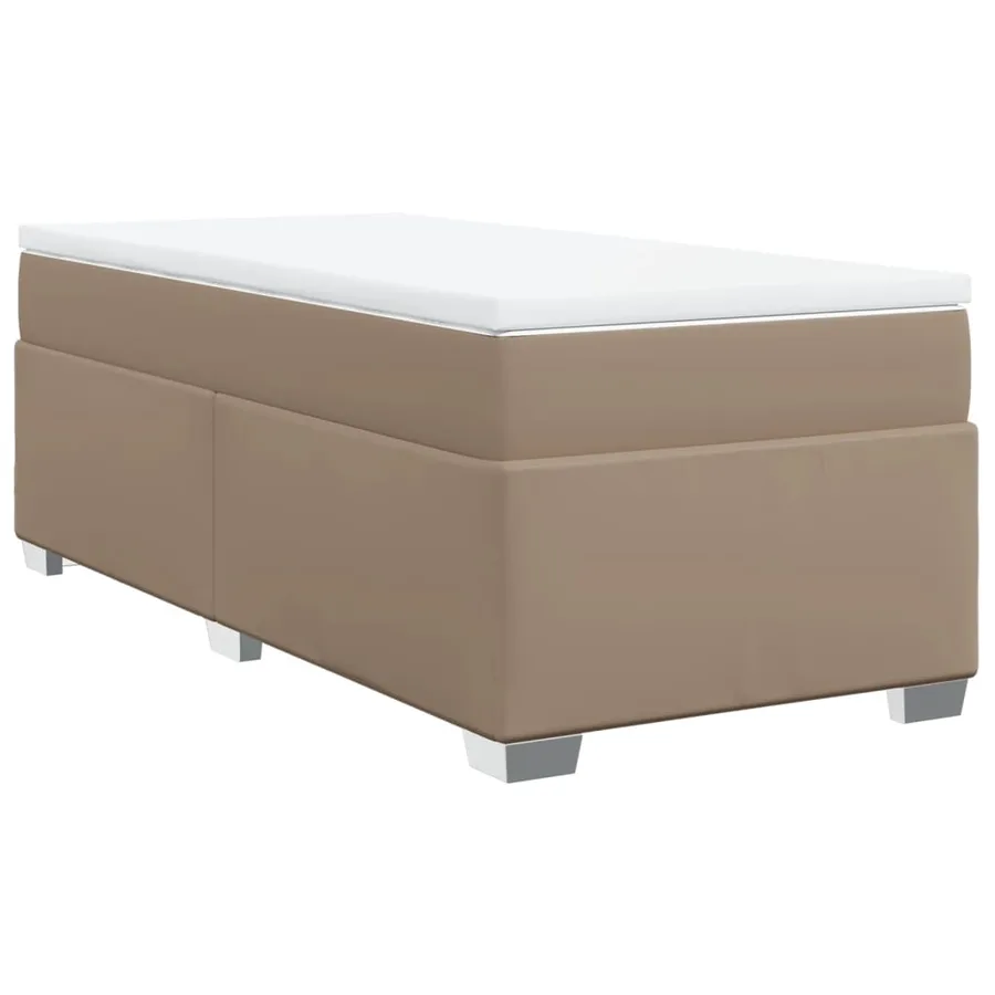 Sommier à lattes de lit avec matelas Cappuccino 90x200 cm - 2