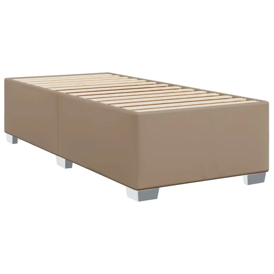 Sommier à lattes de lit avec matelas Cappuccino 90x190 cm - 8
