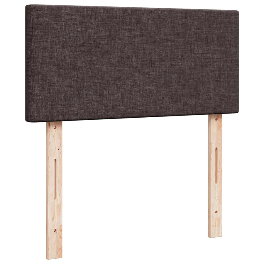 Sommier à lattes de lit avec matelas Marron foncé 80x200 cm - 10
