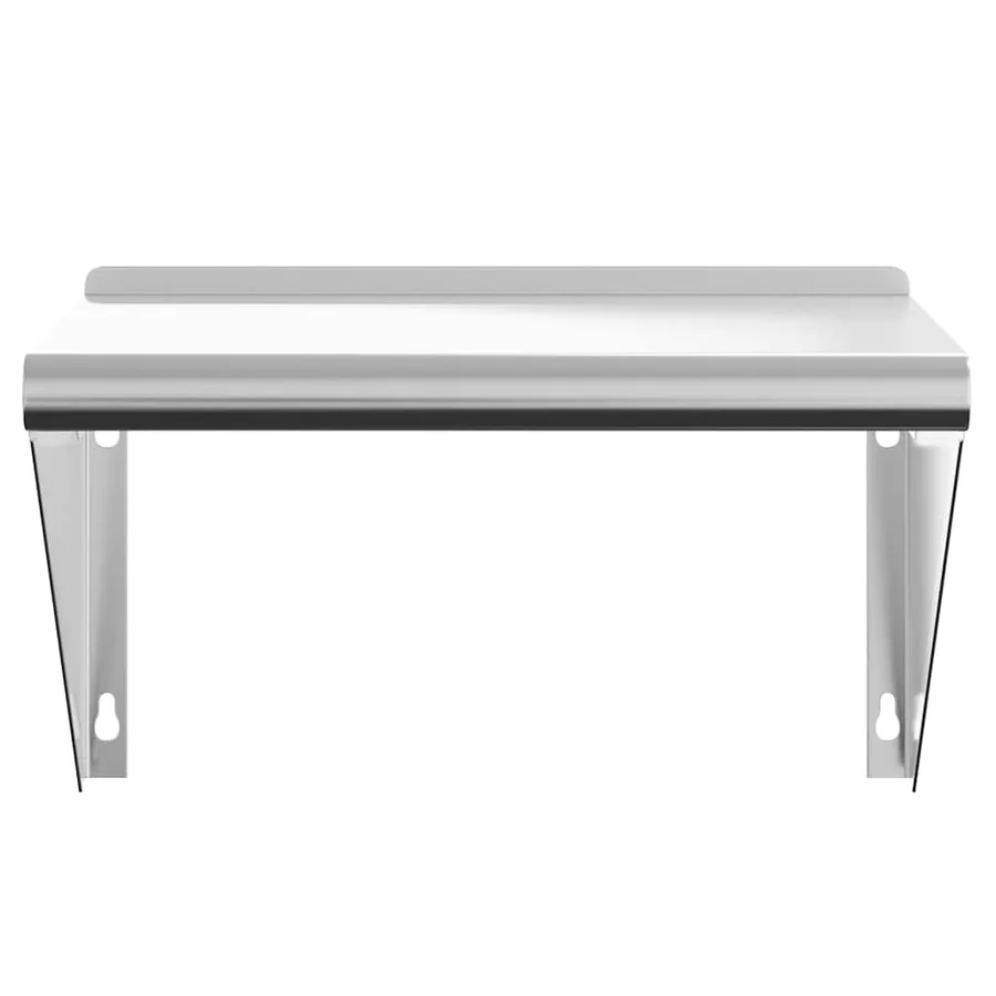 Étagère murale 50x30x31 cm argenté acier inoxydable - 5