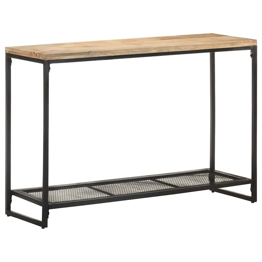 Table console 110x35x75 cm Bois de manguier massif - 9