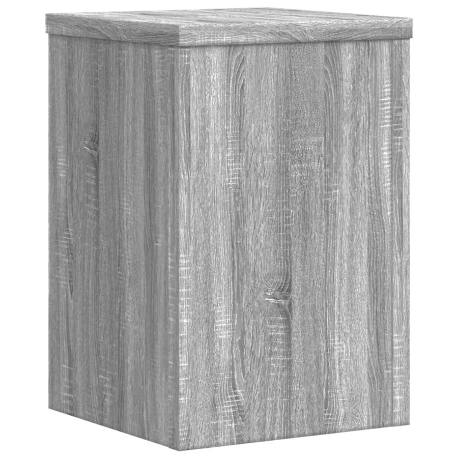 Supports pour plantes 2 pcs sonoma gris bois d'ingénierie - 5