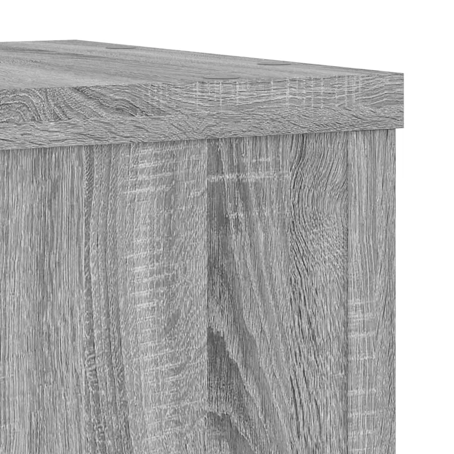 Supports pour plantes 2 pcs sonoma gris bois d'ingénierie - 7