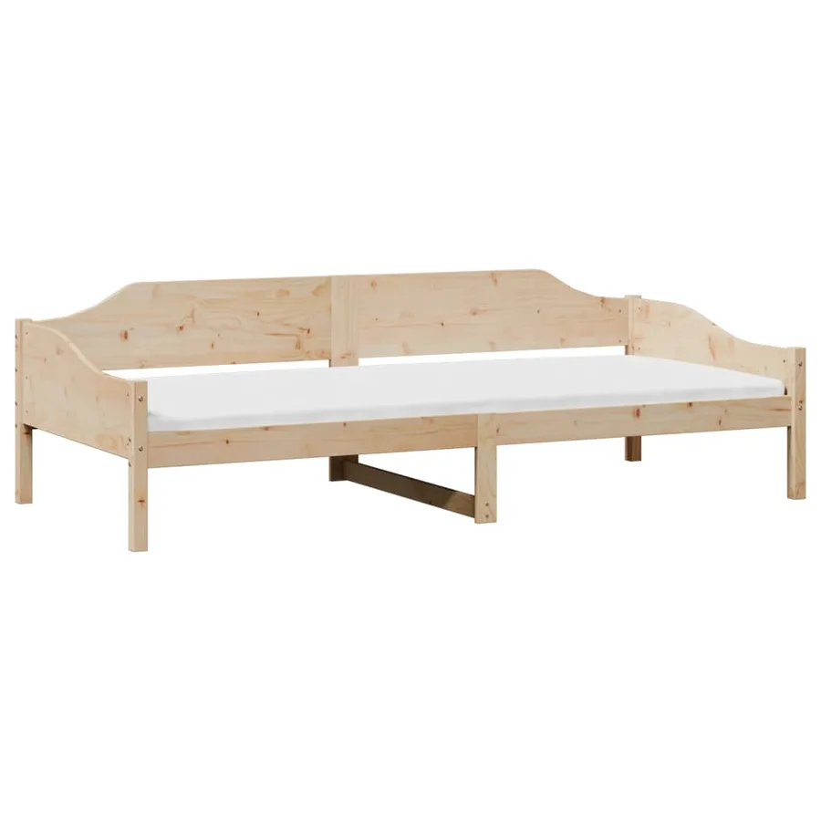 Cadre de lit sans matelas 80x200 cm bois massif de pin - 3