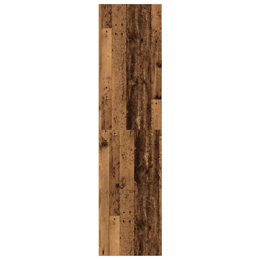 Garde-robe vieux bois 50x50x200 cm bois d'ingénierie - 5