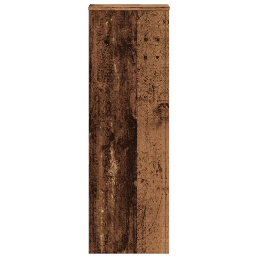 Supports pour plantes 2 pcs vieux bois bois d'ingénierie - 7