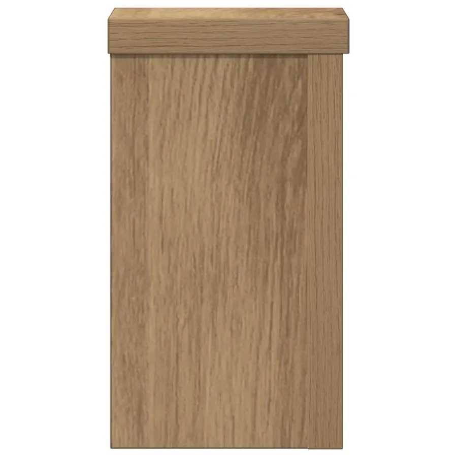 Supports pour plantes 2 pcs chêne artisanal bois d'ingénierie - 3