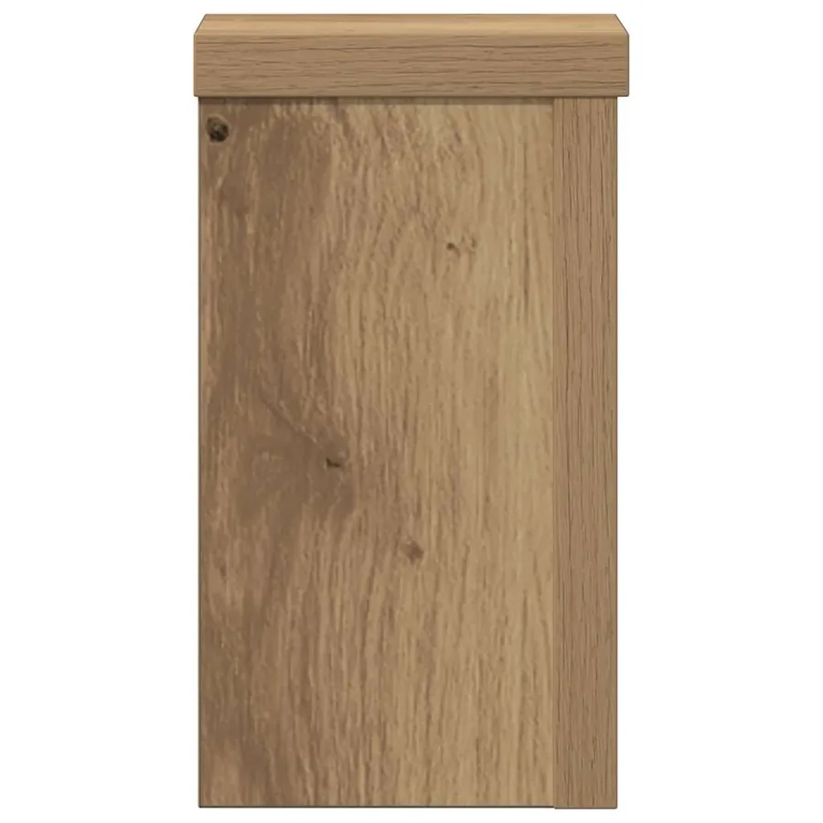 Supports pour plantes 2 pcs chêne artisanal bois d'ingénierie - 6