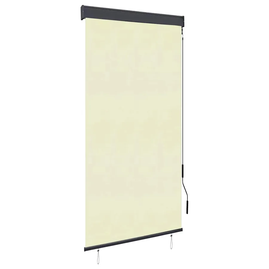 Store roulant d'extérieur 80 x 250 cm Crème