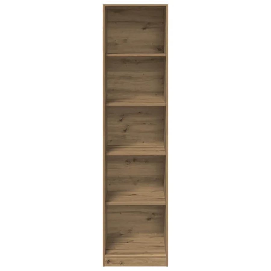 Garde-robe chêne artisanal 50x50x200 cm bois d'ingénierie - 4