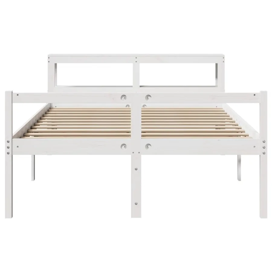 Lit pour personne âgée avec tête de lit sans matelas 160x200 cm - 4