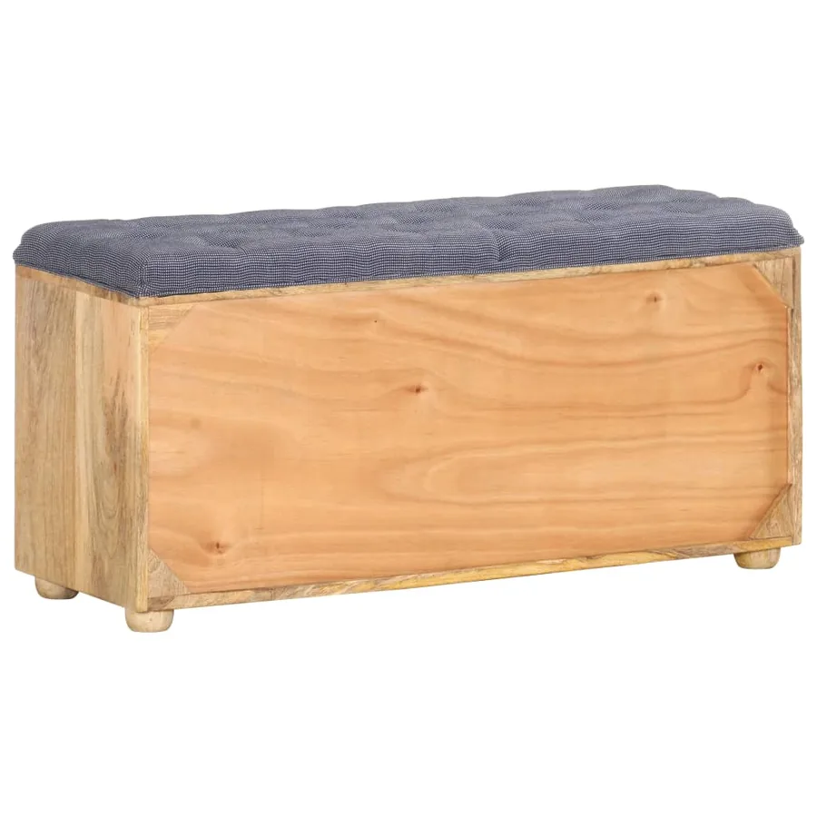 Banc d'entrée 100x35x47 cm Bois de manguier solide - 3