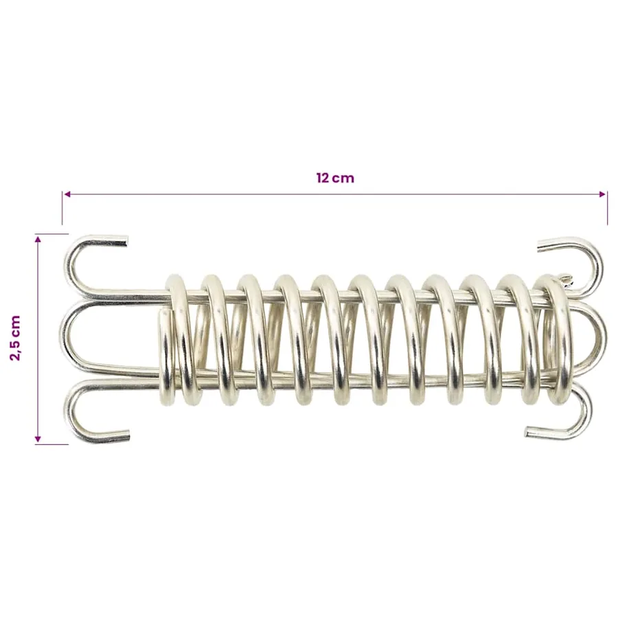Verrous à ressort pour voile d'ombrage 5 pcs Acier inoxydable - 5