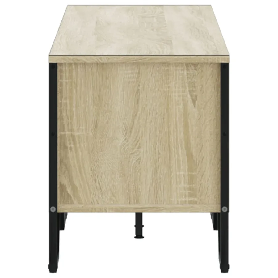 Meuble TV chêne sonoma 180x34x41 cm bois d'ingénierie - 5