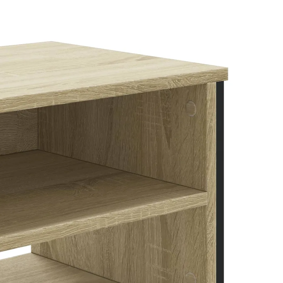 Meuble TV chêne sonoma 180x34x41 cm bois d'ingénierie - 7