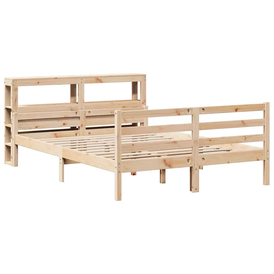Cadre de lit avec tête de lit sans matelas 140x190 cm - 3