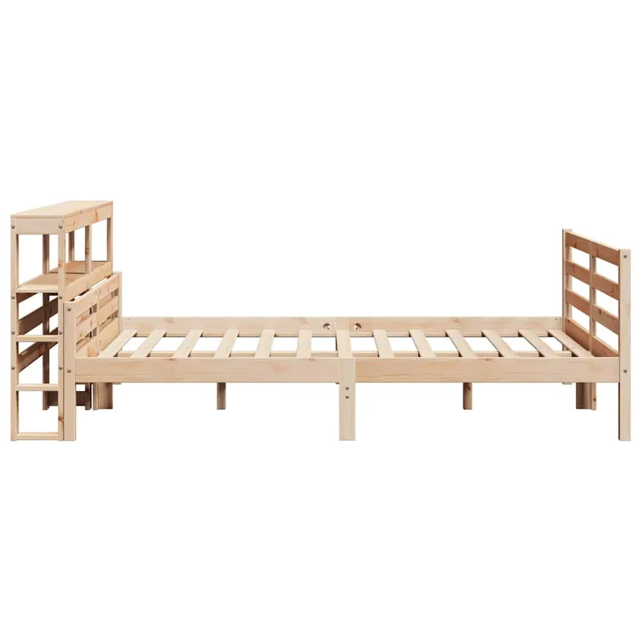 Cadre de lit avec tête de lit sans matelas 140x190 cm - 5