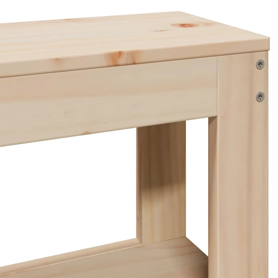Cadre de lit sans matelas 120x190 cm bois de pin massif - 10