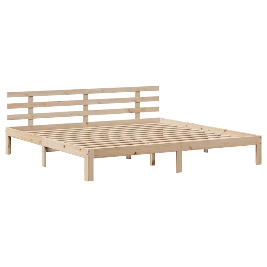 Cadre de lit avec tête de lit sans matelas 180x200 cm - 5