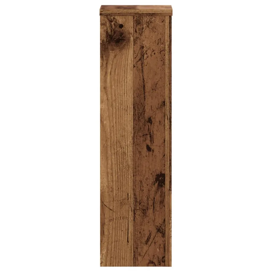 Supports pour plantes 2 pcs vieux bois bois d'ingénierie - 4
