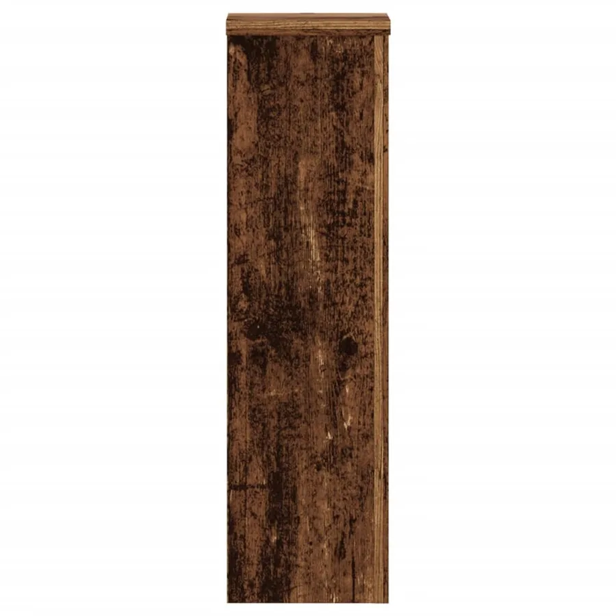 Supports pour plantes 2 pcs vieux bois bois d'ingénierie - 6
