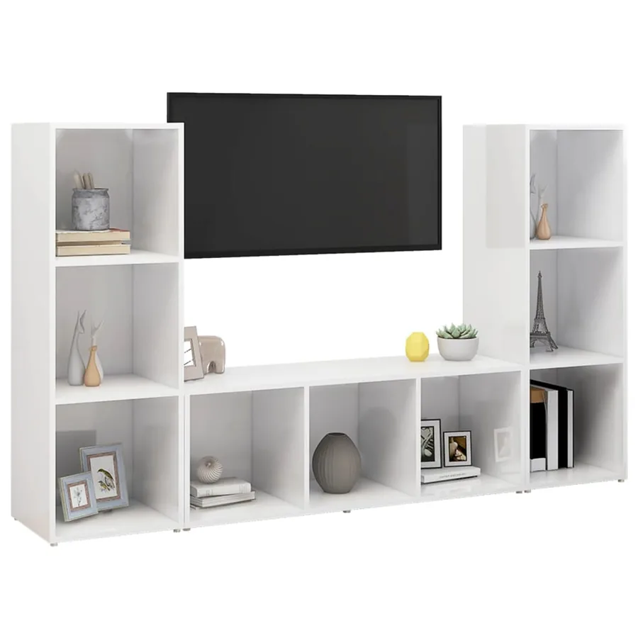 | Meuble TV | 3 pcs 37 x 35 x 107.5 cm - 3
