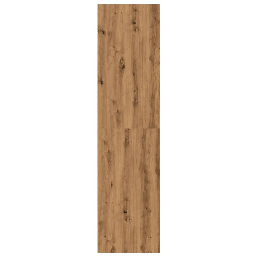 Garde-robe chêne artisanal 30x50x200 cm bois d'ingénierie - 6
