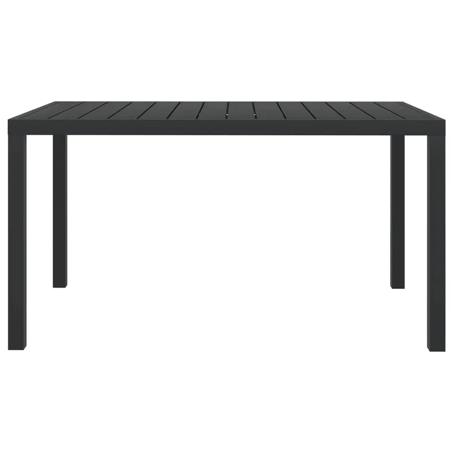 Ensemble à manger de jardin coussins 5pcs Résine tressée Gris - 7