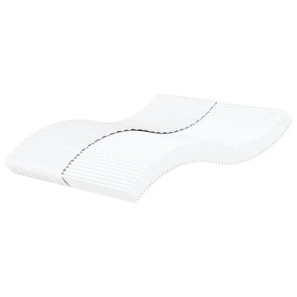 Matelas en mousse blanc 200x220 cm dureté H2 H3