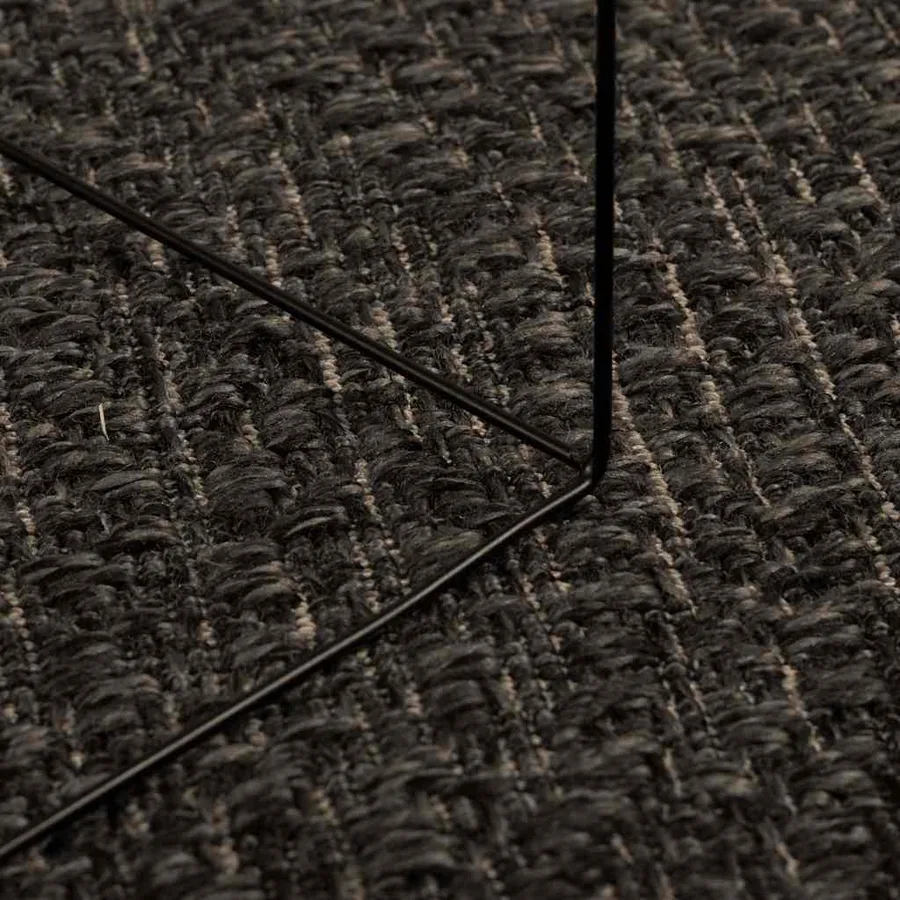 Tapis ZIZUR 160x230 cm aspect de jute intérieur extérieur - 4