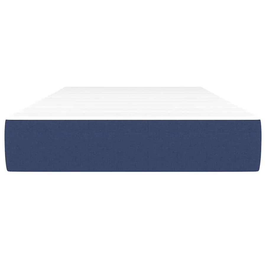 Matelas à ressorts ensachés pour enfants fermeté moyenne bleu 80x160 cm tissu - 3