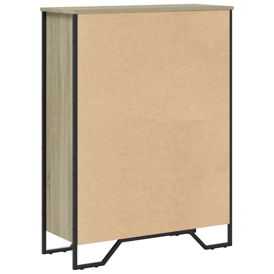 Bibliothèque chêne sonoma 80x31x106 cm bois d'ingénierie - 6