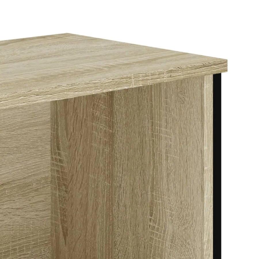 Bibliothèque chêne sonoma 80x31x106 cm bois d'ingénierie - 7
