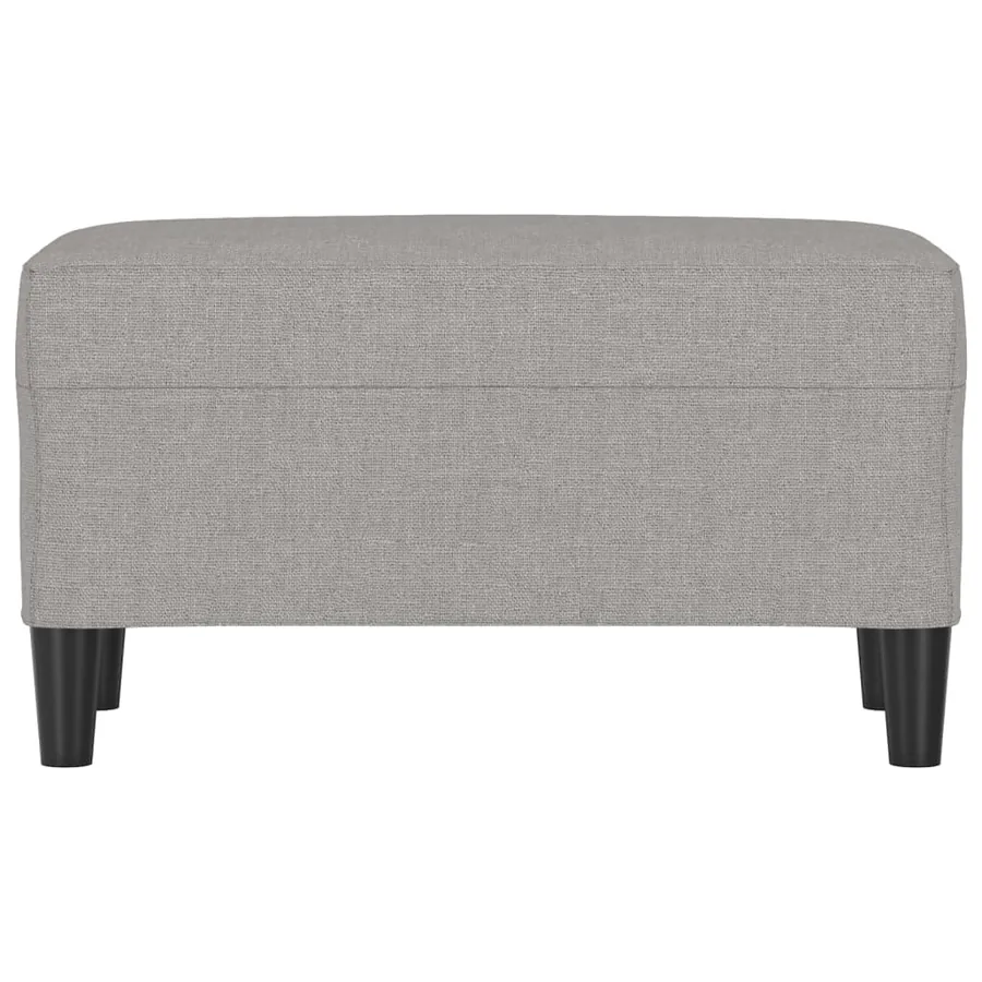 Banc Gris clair 70x35x41 cm Tissu - 3