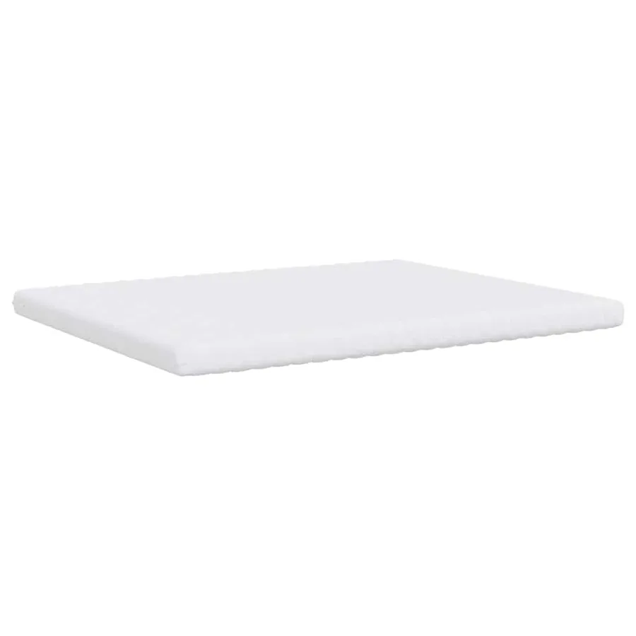 Matelas en mousse blanc 200x210 cm 7 zones dureté 20 ILD - 3