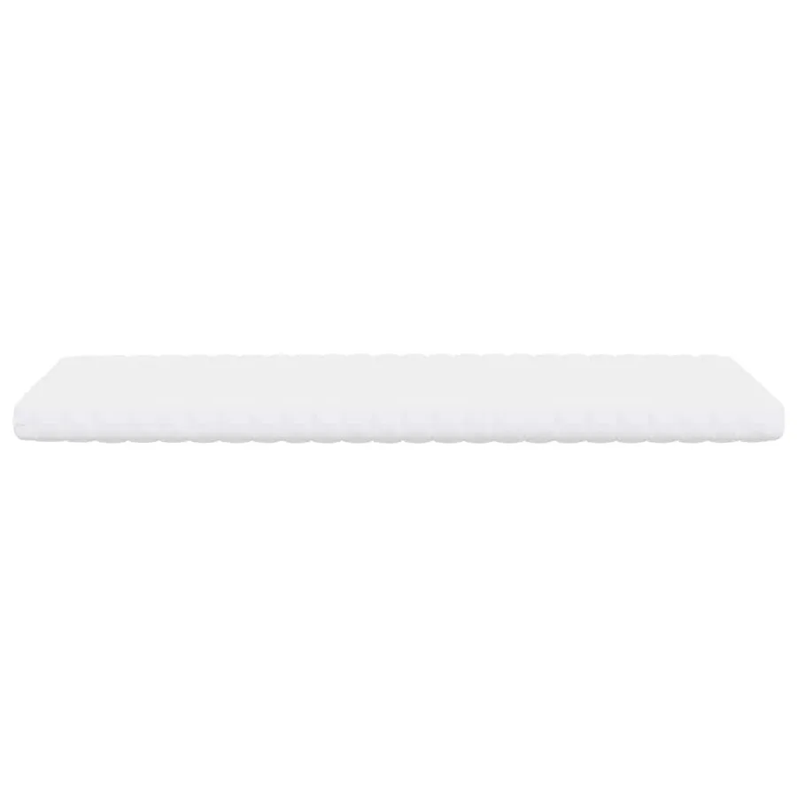 Matelas en mousse blanc 90x210 cm 7 zones dureté 20 ILD - 4