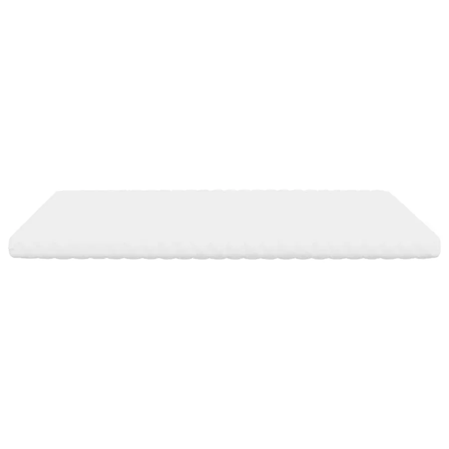 Matelas en mousse blanc 160x210 cm 7 zones dureté 20 ILD - 4