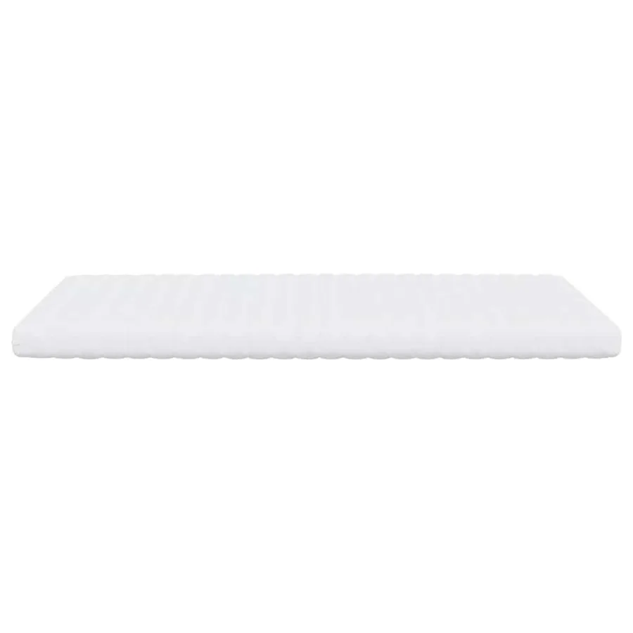 Matelas en mousse blanc 140x220 cm 7 zones dureté 20 ILD - 4